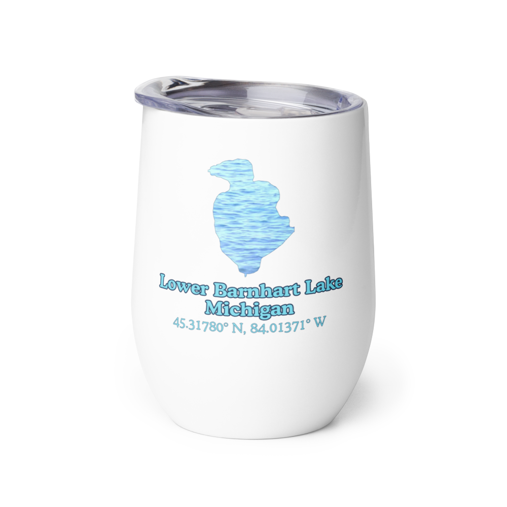 Lower Barnhart Lake Wine Tumbler