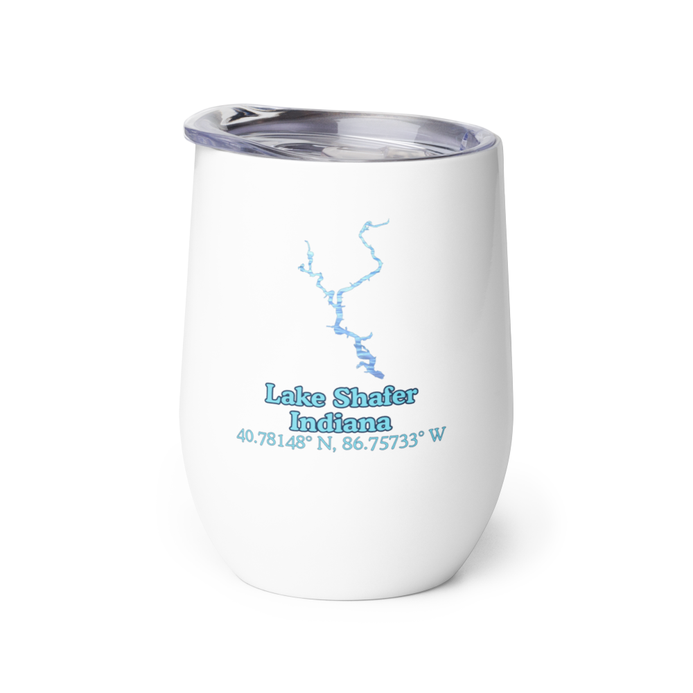 Lake Shafer Wine Tumbler