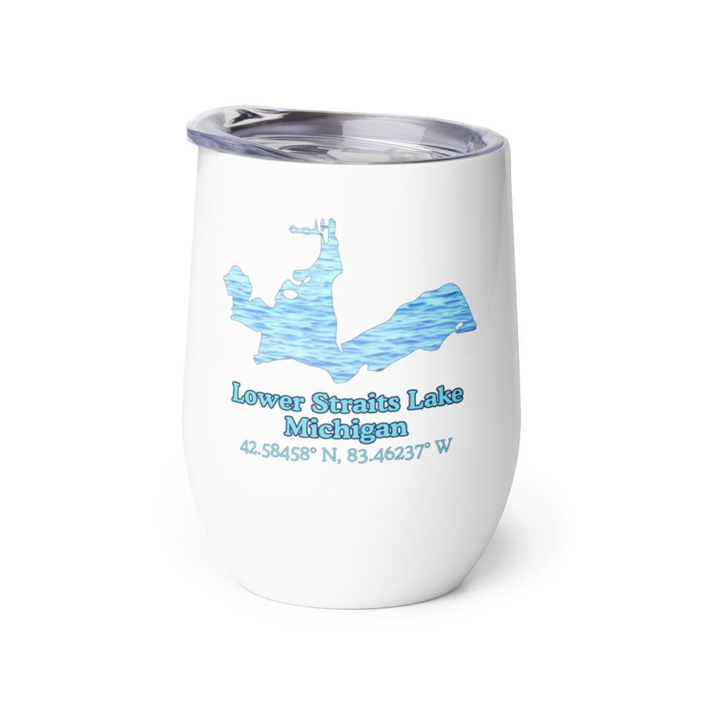 Lower Straits Lake Wine Tumbler