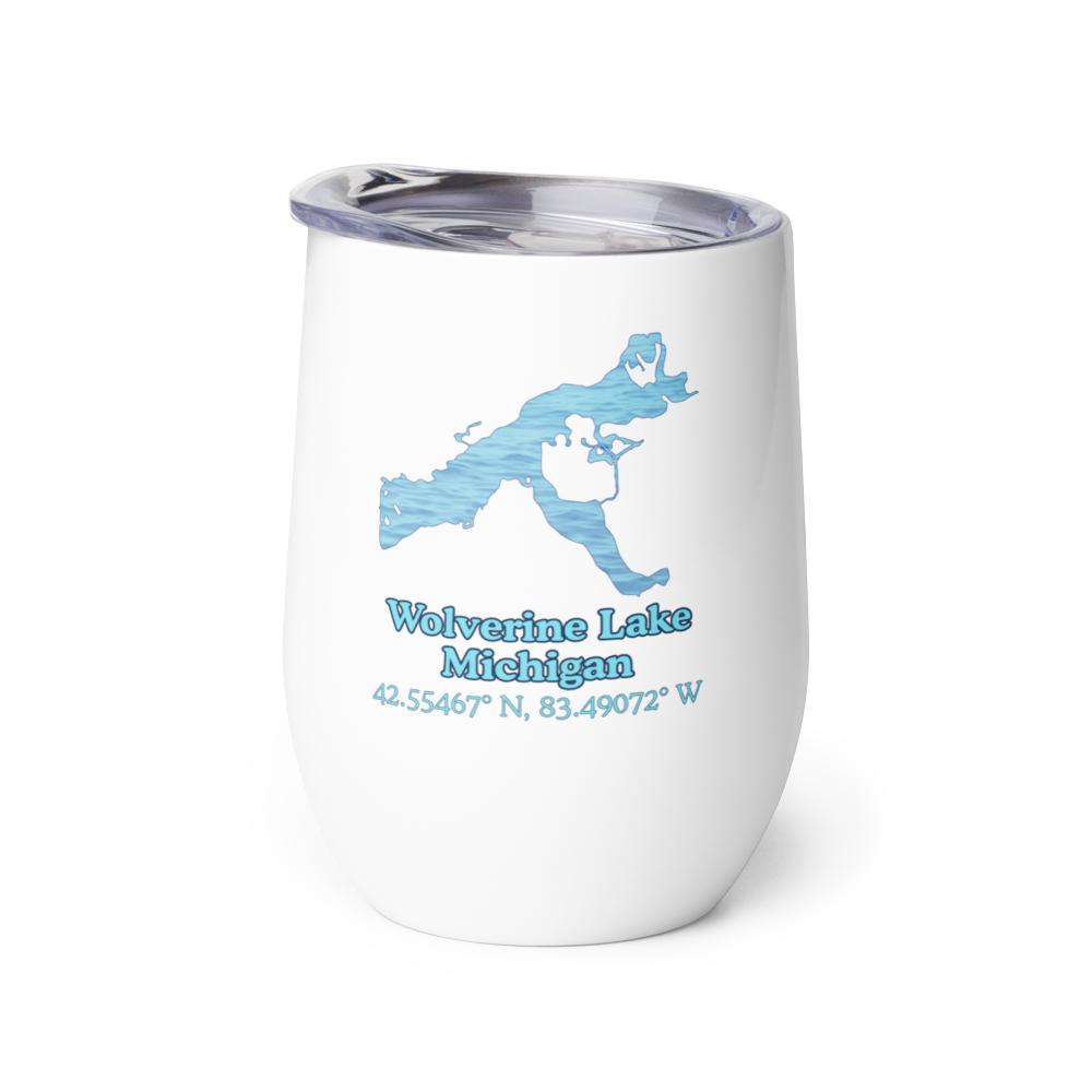 Wolverine Lake Wine Tumbler