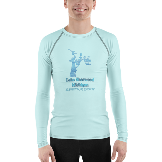 Lake Sherwood Men's Rash Guard / Swim Shirt