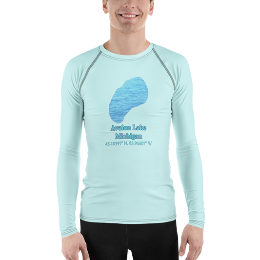 Avalon Lake Men's Rash Guard / Swim Shirt