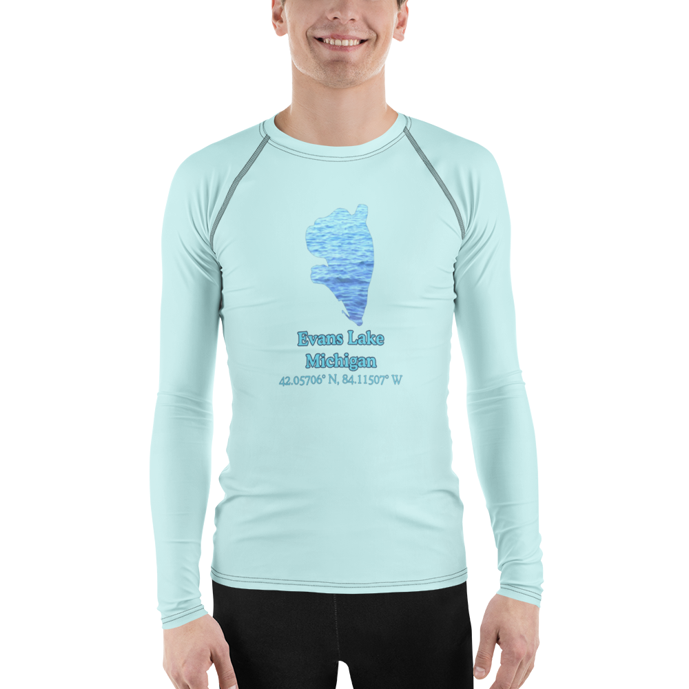 Evans Lake Men's Rash Guard / Swim Shirt