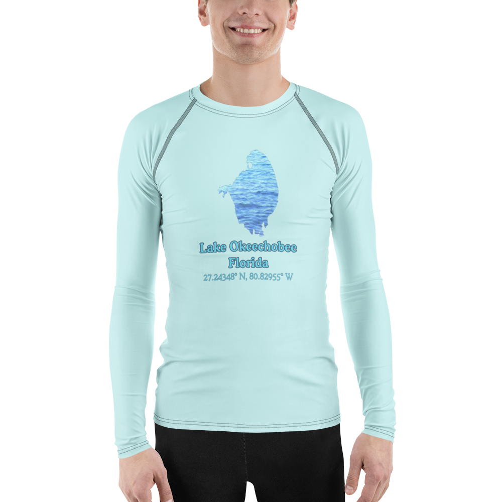 Lake Okeechobee Men's Rash Guard / Swim Shirt