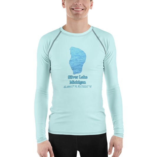 Silver Lake Men's Rash Guard / Swim Shirt