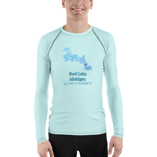 Ford Lake Men's Rash Guard / Swim Shirt