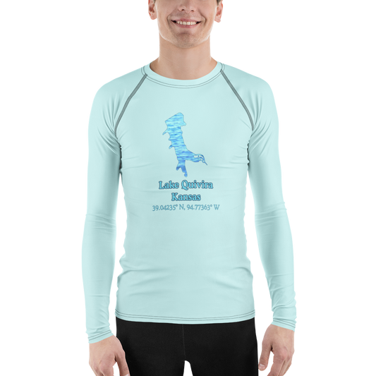 Lake Quivira Men's Rash Guard / Swim Shirt