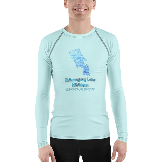 Shinanguag Lake Men's Rash Guard / Swim Shirt