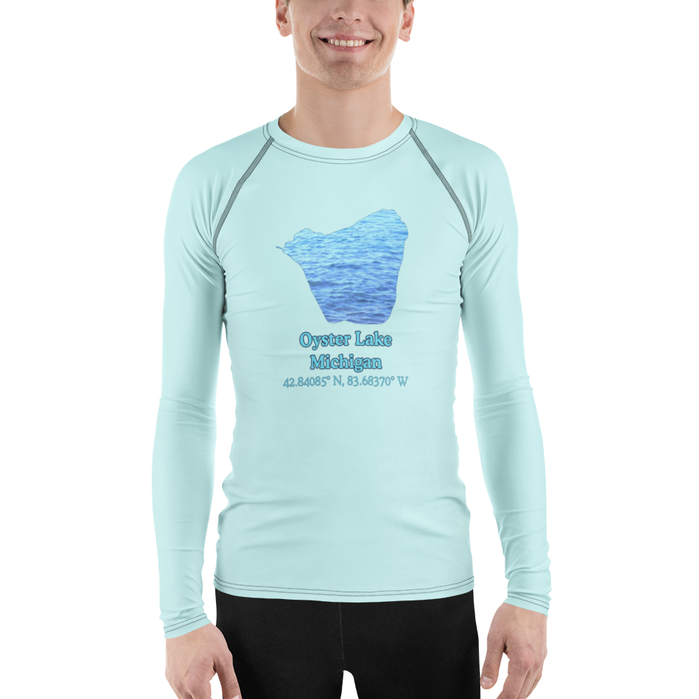 Oyster Lake Men's Rash Guard / Swim Shirt