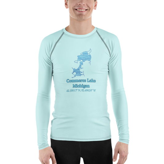 Commerce Lake Men's Rash Guard / Swim Shirt