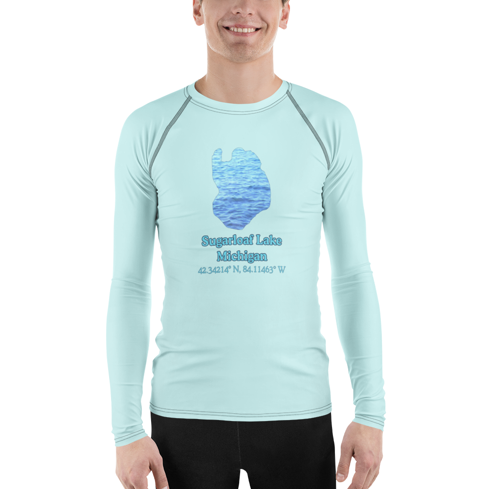 Sugarloaf Lake Men's Rash Guard / Swim Shirt