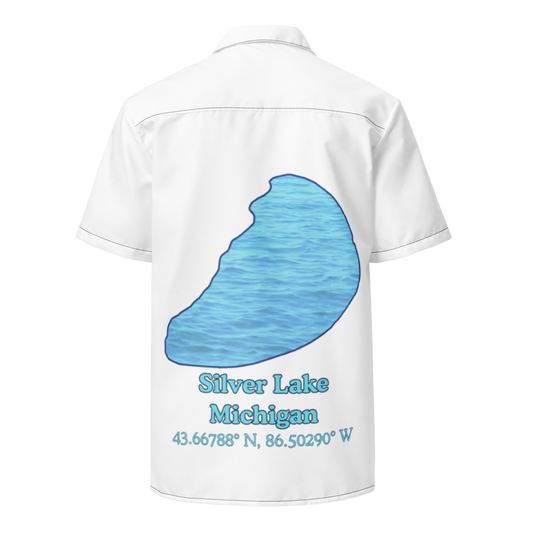 Silver Lake Button Down Shirt with over-sized print