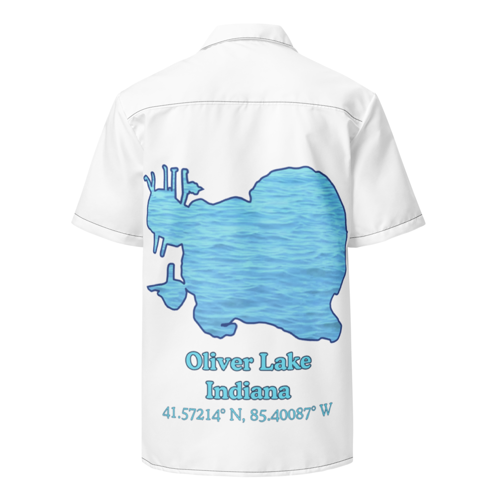 Oliver Lake Button Down Shirt with over-sized print