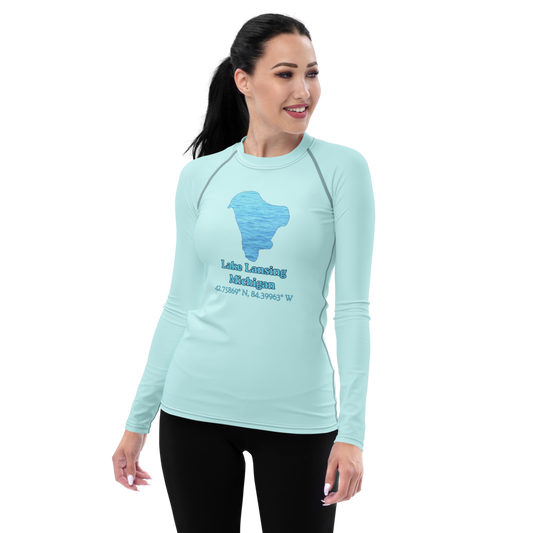 Lake Lansing Women's Rash Guard / Swim Shirt