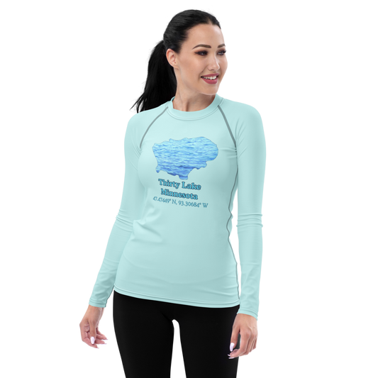 Thirty Lake Women's Rash Guard / Swim Shirt
