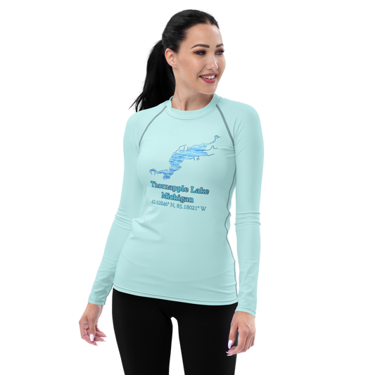 Thornapple Lake Women's Rash Guard / Swim Shirt