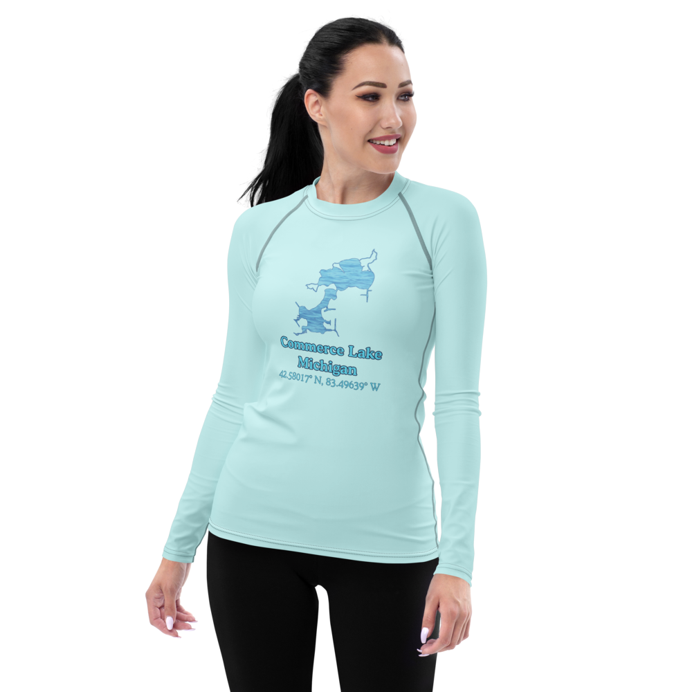 Commerce Lake Women's Rash Guard / Swim Shirt