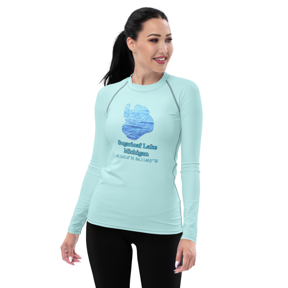 Sugarloaf Lake Women's Rash Guard / Swim Shirt