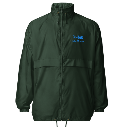 Lake Murray Embroidered Windbreaker (Full Zip front)