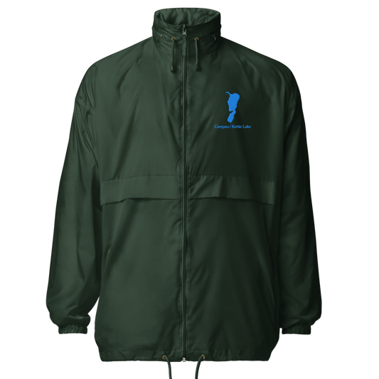 Campau / Kettle Lake Embroidered Windbreaker (Full Zip front)