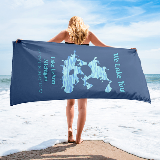 Lake LeAnn Beach Towel
