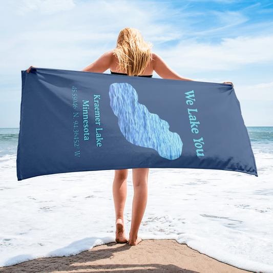 Kraemer Lake Beach Towel