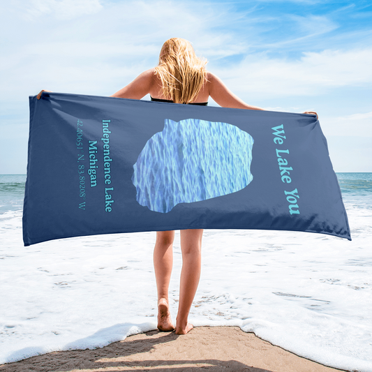 Independence Lake Beach Towel