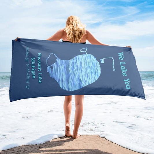 Pleasant Lake Beach Towel