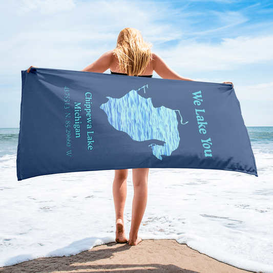 Chippewa Lake Beach Towel