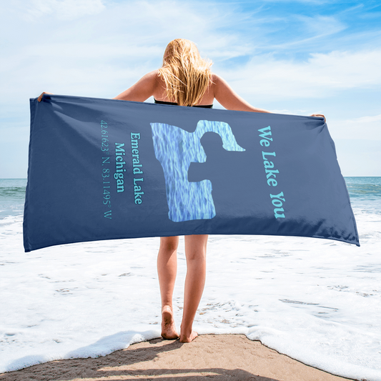 Emerald Lake Beach Towel