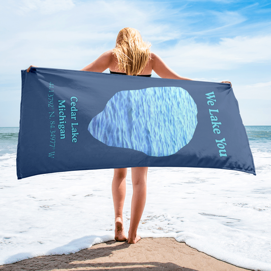 Cedar Lake Beach Towel