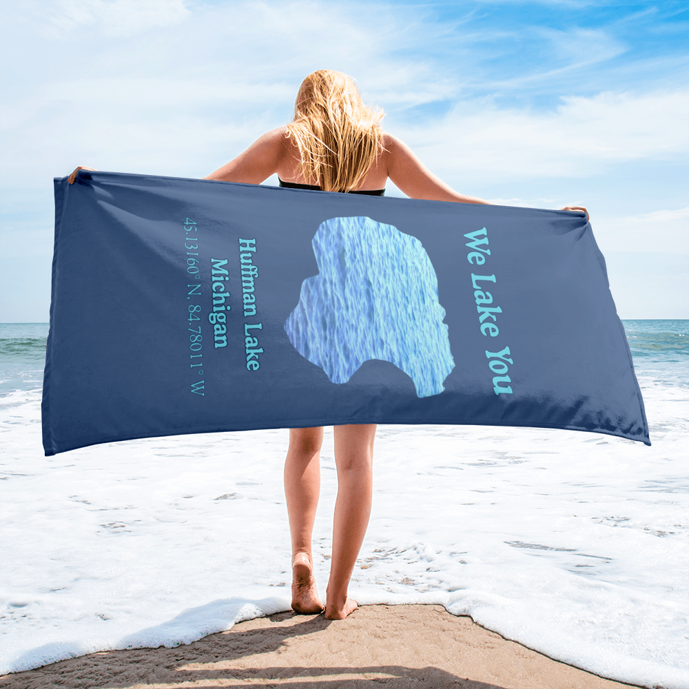 Huffman Lake Beach Towel
