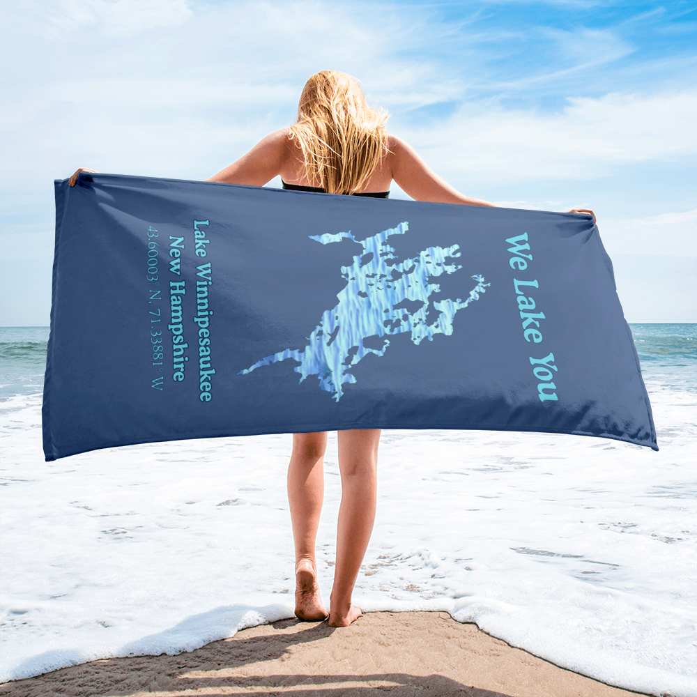 Lake Winnipesaukee Beach Towel