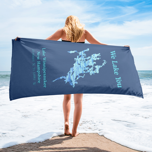 Lake Winnipesaukee Beach Towel