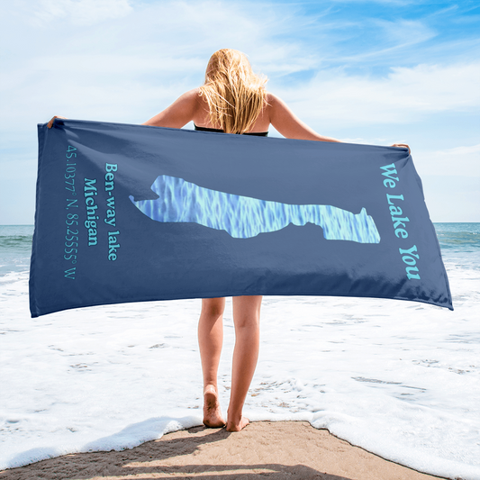 Ben-way lake Beach Towel