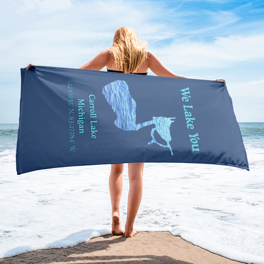Carroll Lake Beach Towel