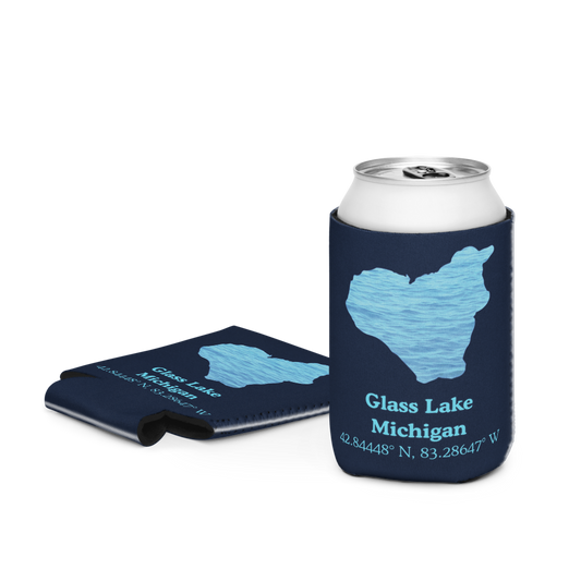Glass Lake Can Cooler (Regular & Slim Sizes)