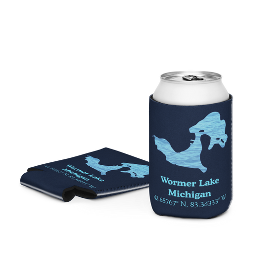 Wormer Lake Can Cooler (Regular & Slim Sizes)