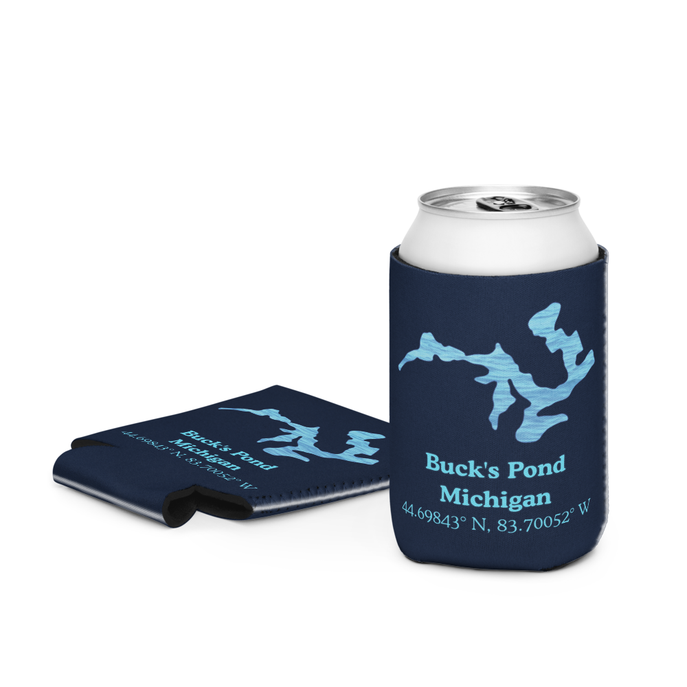 Buck's Pond Can Cooler (Regular & Slim Sizes)