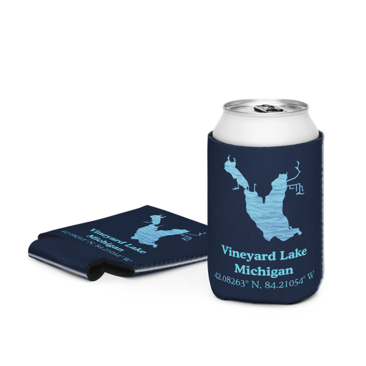 Vineyard Lake Can Cooler (Regular & Slim Sizes)