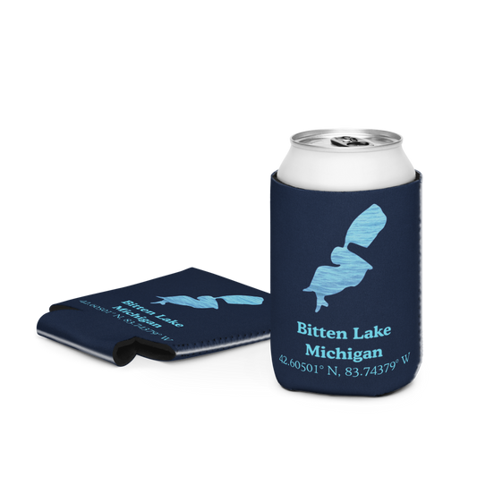 Bitten Lake Can Cooler (Regular & Slim Sizes)