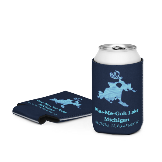 Wau-Me-Gah Lake  Can Cooler (Regular & Slim Sizes)