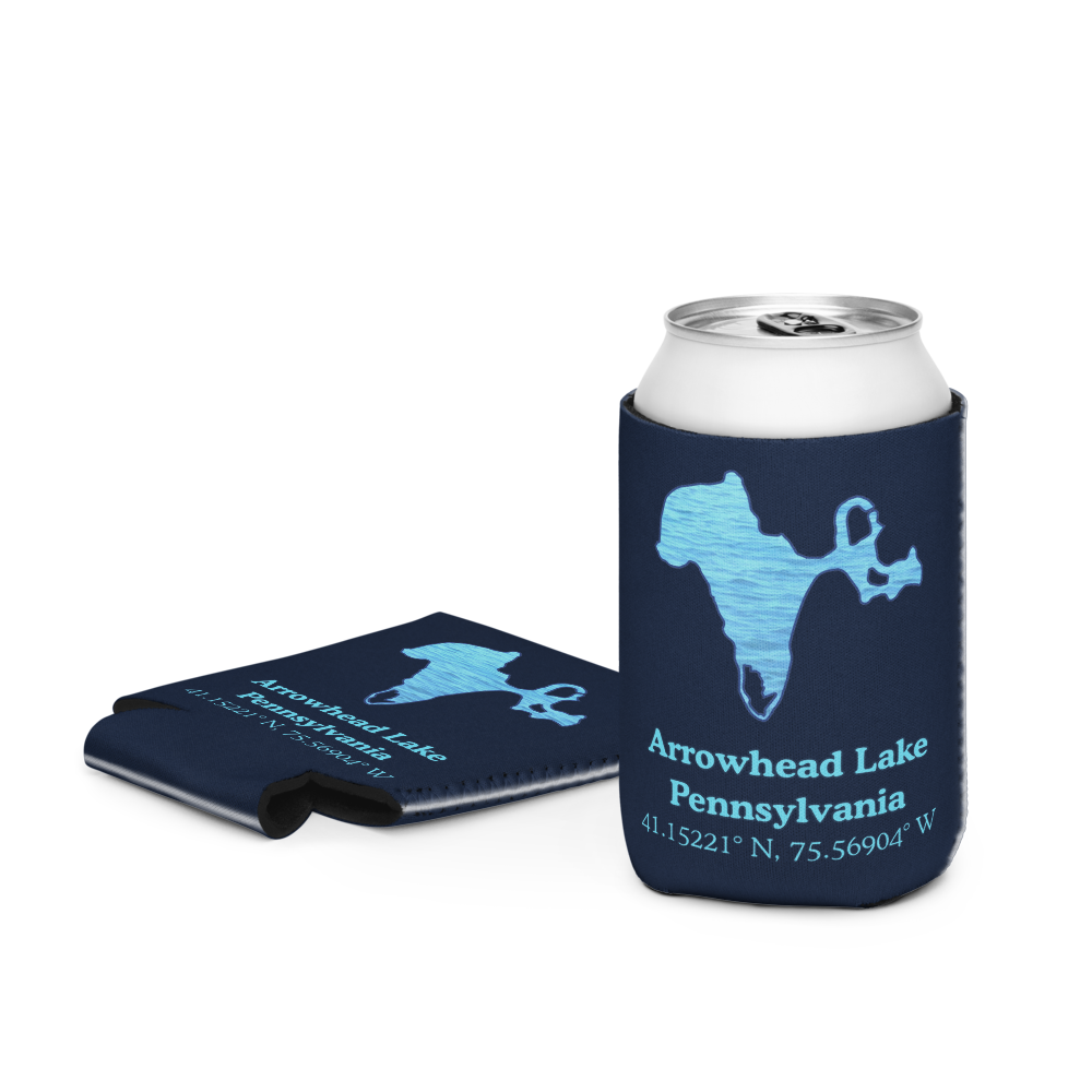 Arrowhead Lake Can Cooler (Regular & Slim Sizes)