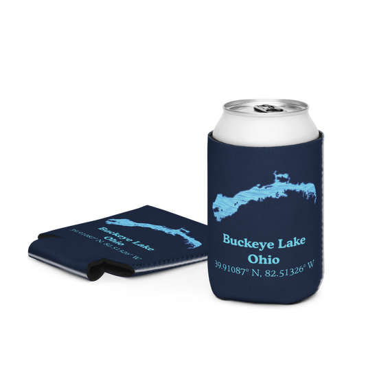 Buckeye Lake Can Cooler (Regular & Slim Sizes)