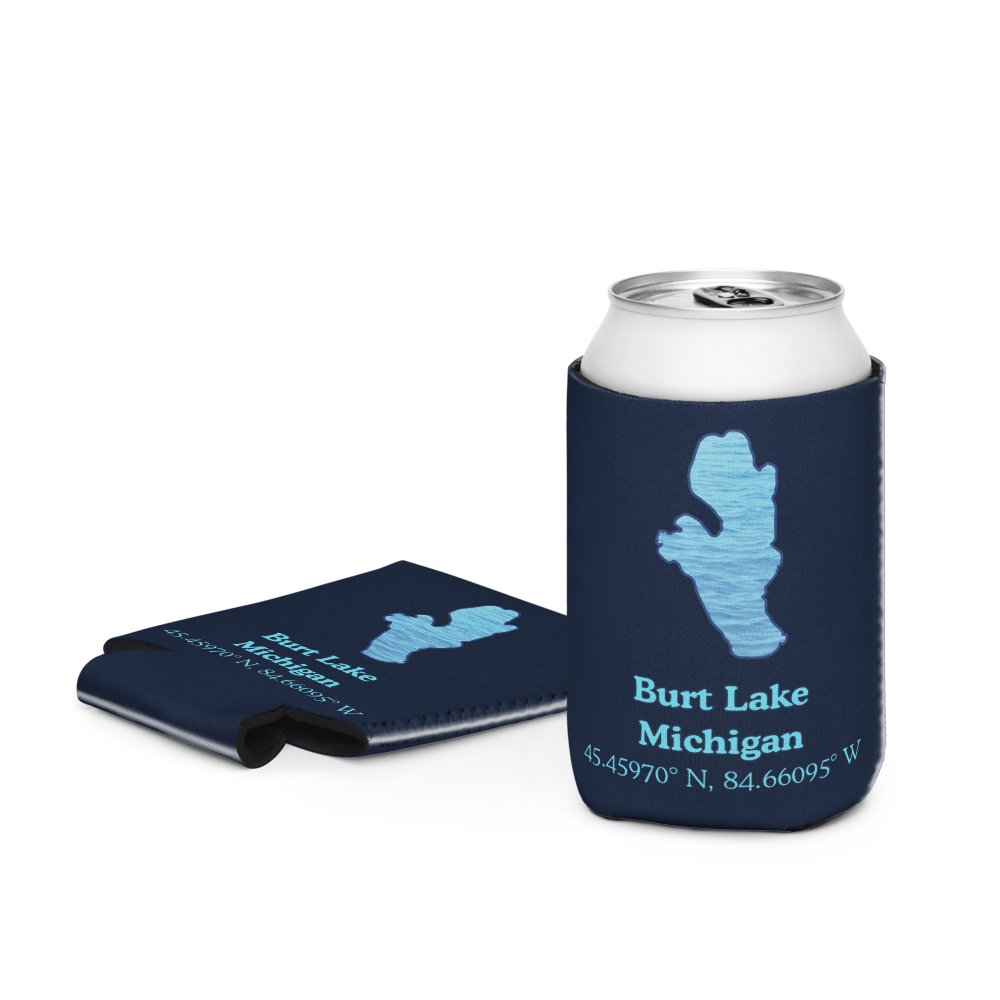 Burt Lake Can Cooler (Regular & Slim Sizes)