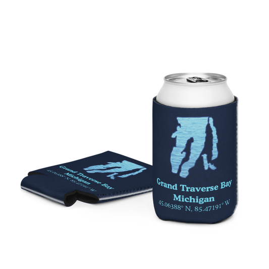 Grand Traverse Bay Can Cooler (Regular & Slim Sizes)