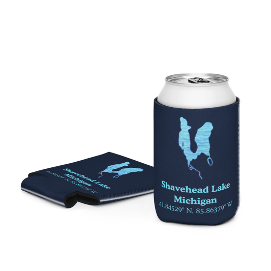 Shavehead Lake Can Cooler (Regular & Slim Sizes)