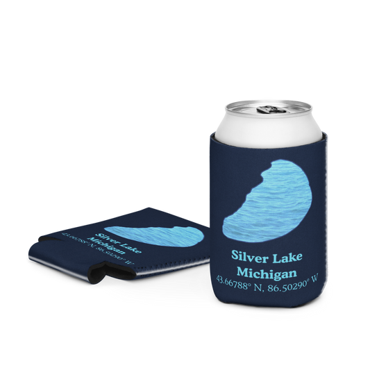 Silver Lake Can Cooler (Regular & Slim Sizes)