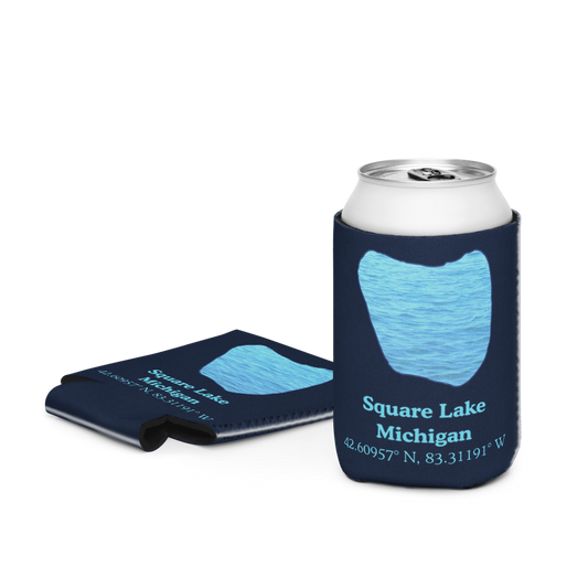 Square Lake Can Cooler (Regular & Slim Sizes)