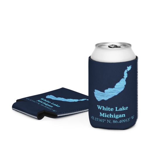 White Lake Can Cooler (Regular & Slim Sizes)